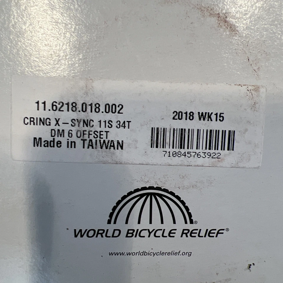 Plato SRAM 34t montaje directo 6 mm desplazado 11s X-Sync negro Foto 4 de 4