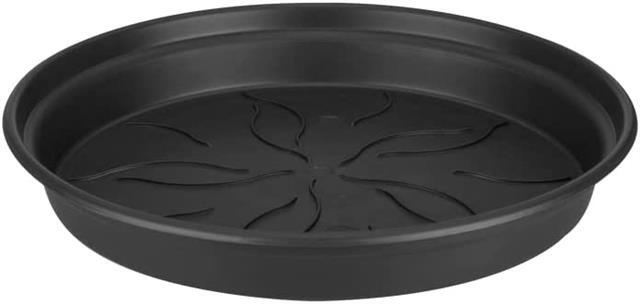 Elho Green Basics Saucer - 25cm - Black/Living Black