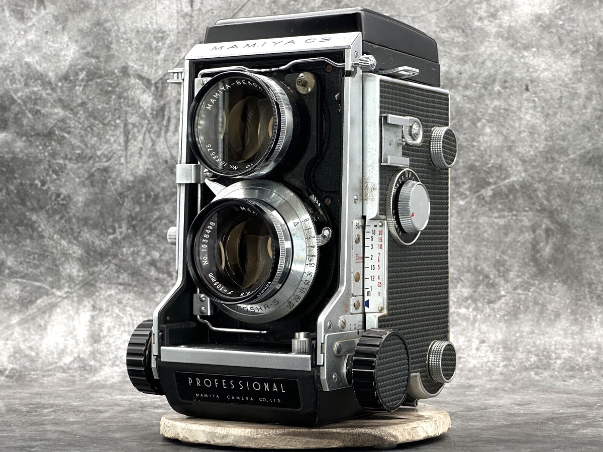 ★MAMIYA C3 PROFESSIONAL Near MINT] MAMIYA C3 Professional TLR + 105mm f3.5 Lens w
