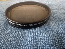 Nikon 62mm diameter Circular AF Polarizing Polarizer Glass Filter w box case