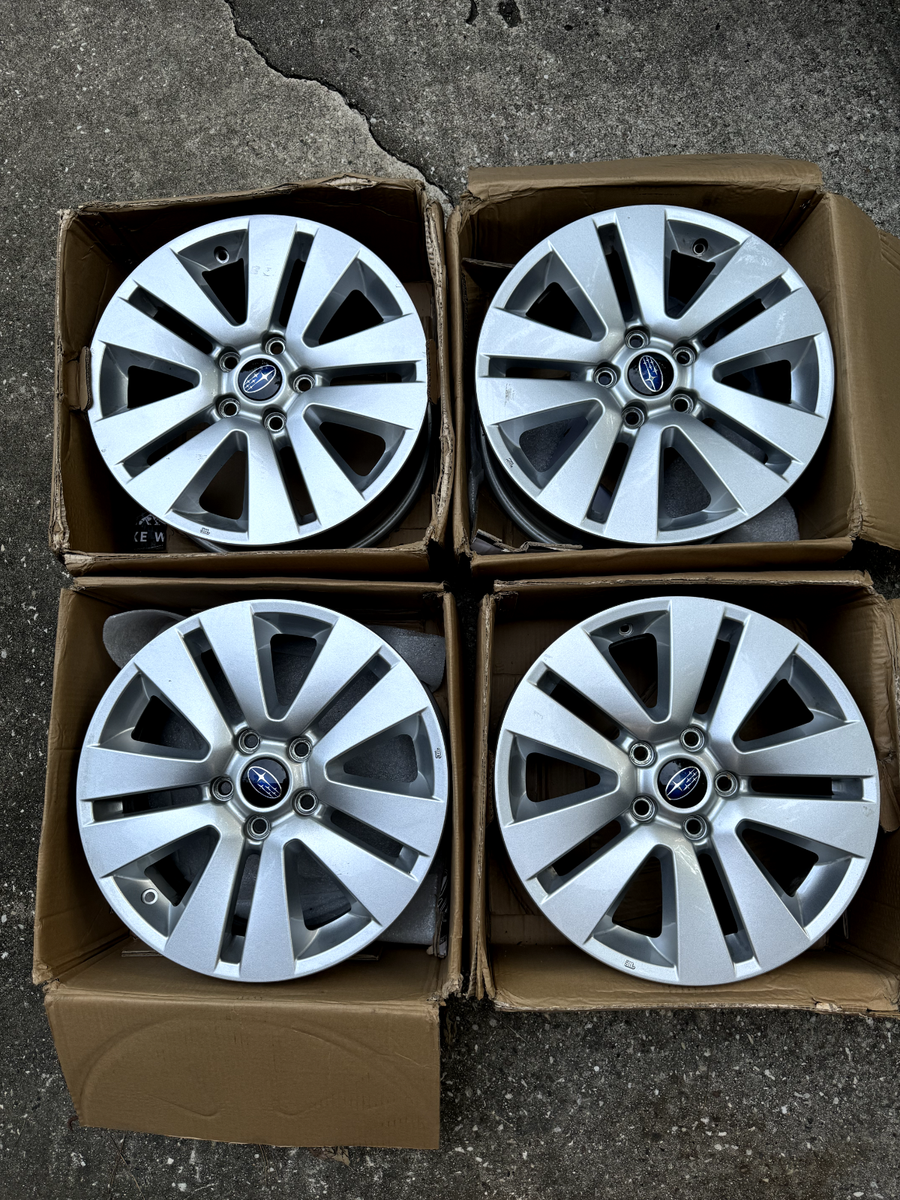 2019 Subaru Outback Standard Wheel Rims Set 17x7 with 5x114.3 bolt