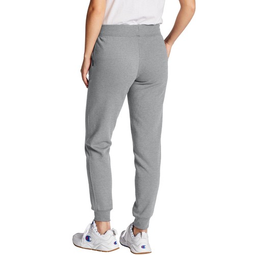 Champion Women's Powerblend Jogger, Oxford Grey, Large - Picture 3 of 5