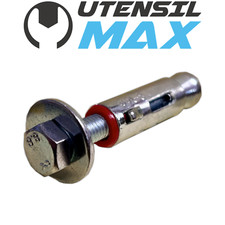 TASSELLI IN LAMIERA SERIE PESANTE CON VITE TESTA ESAGONALE Ø 12-14-16-20-24