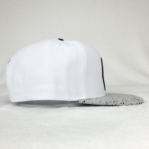 Vancouver Grizzlies Mitchell & Ness NBA Snapback Mütze Kappe 3D Logo weiß grau neu mit Etikett - Bild 5 von 9