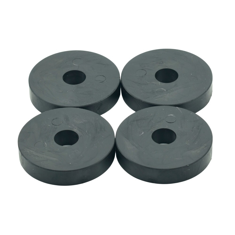 50mm Rubber Washers, Hole M12 (12mm), Height 10mm, anti-vibration spacers - 4PCS