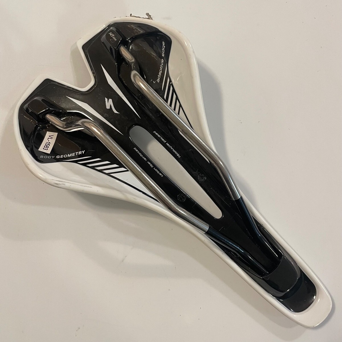 Specialized Toupe Ti 143 Bike Saddle 7x7 Hollow Ti Rails Carbon
