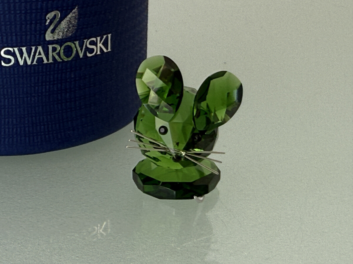 Swarovski Figurine 5255871 Replica Mouse Green 3.2cm Original Box