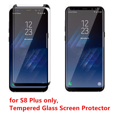 For Samsung Galaxy S8+Plus Premium Tempered Glass Screen Protector Anti-Scratch