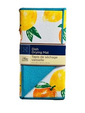 Home Collection Dish Drying Mat:-Pears/Limes:12x18inches/Fruit Pattern