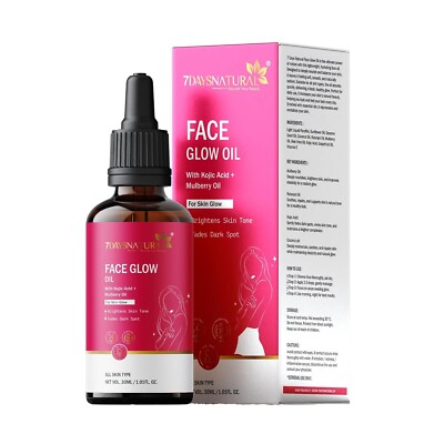 7 Days Face Glow Skin Brightening Face Oil 30ml