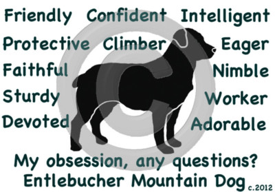 Entlebucher Mountain Dog My Obsession Any ,Questions? T-shirt  Choices
