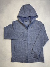 Vineyard Vines Hoodie Youth M 10-12 Blue Full Zip Whale Logo Lightweight
