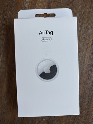 Apple AirTag - Weiß, 4er - Pack (MX542AM/A) - Nagelneu & ungeöffent