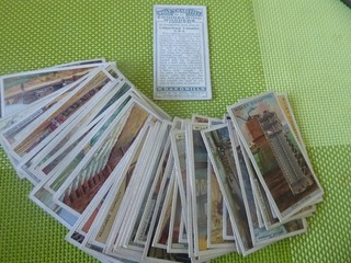 A FULL SET OF WILLS CIGARETTE CARDS ENGINEERING WONDERS