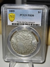 1895 Certified Graded Circulated Morgan Design Vintage Item