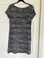 NWT Ann Taylor Loft Women's Short Sleeve Gray Factory Dress Size S