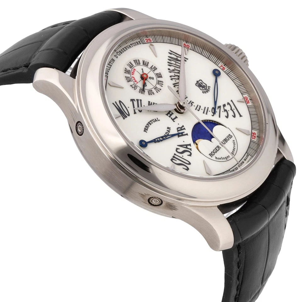 Reloj Hombre Roger Dubuis Homenaje Oro Blanco 18k Calendario Perpetuo H37 5772 0 Foto 3 de 4