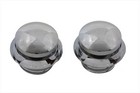 Pop Up Gas Cap Set Chrome for Harley Davidson