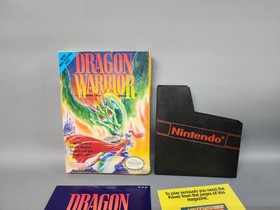 NES Dragon Warrior CIB Complete With Game Box Manual 