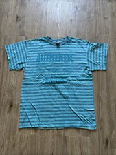 Vintage 90s Single Stitch Made In USA Striped Elbow Reef Men’s T Shirt Size XL