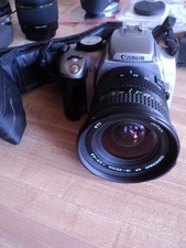 Canon EOS Rebel XT DSLR Quantaray 19-35mm  Tamron AF Aspherical 28-300mm lens 