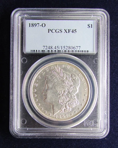 1897-O 1oz Silver Morgan Dollar PCGS XF45