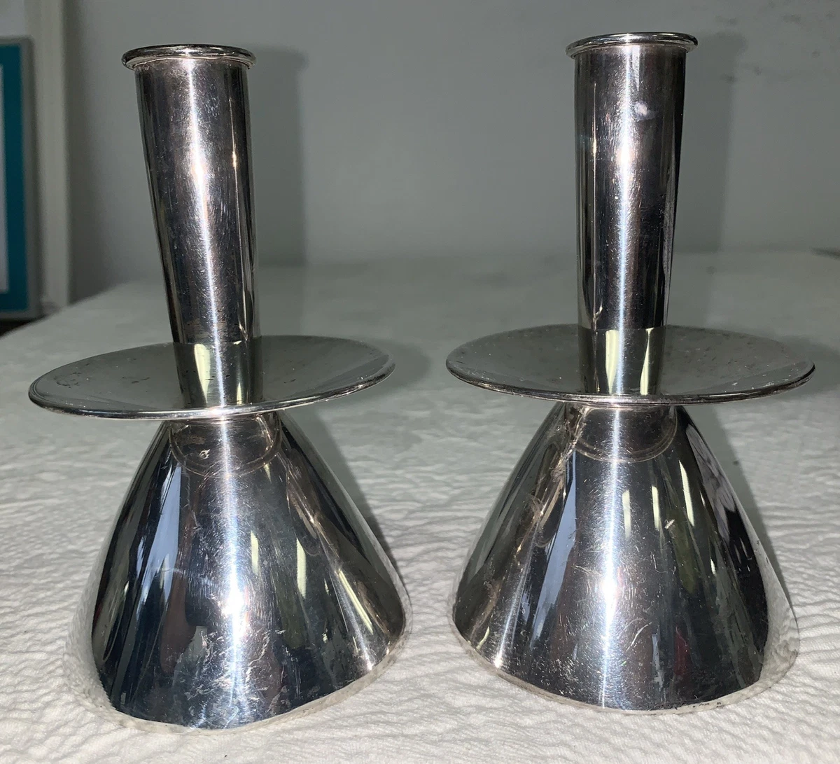 Fisher Sterling Silver In Antique Us Sterling Silver Candlesticks