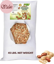 Raw Out of Shell Peanuts for Wildlife - 45 Pounds - Shelled Peanuts- Grown in th