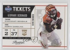 2013 Panini Prestige NFL Draft Tickets Giovani Bernard #11 0e3