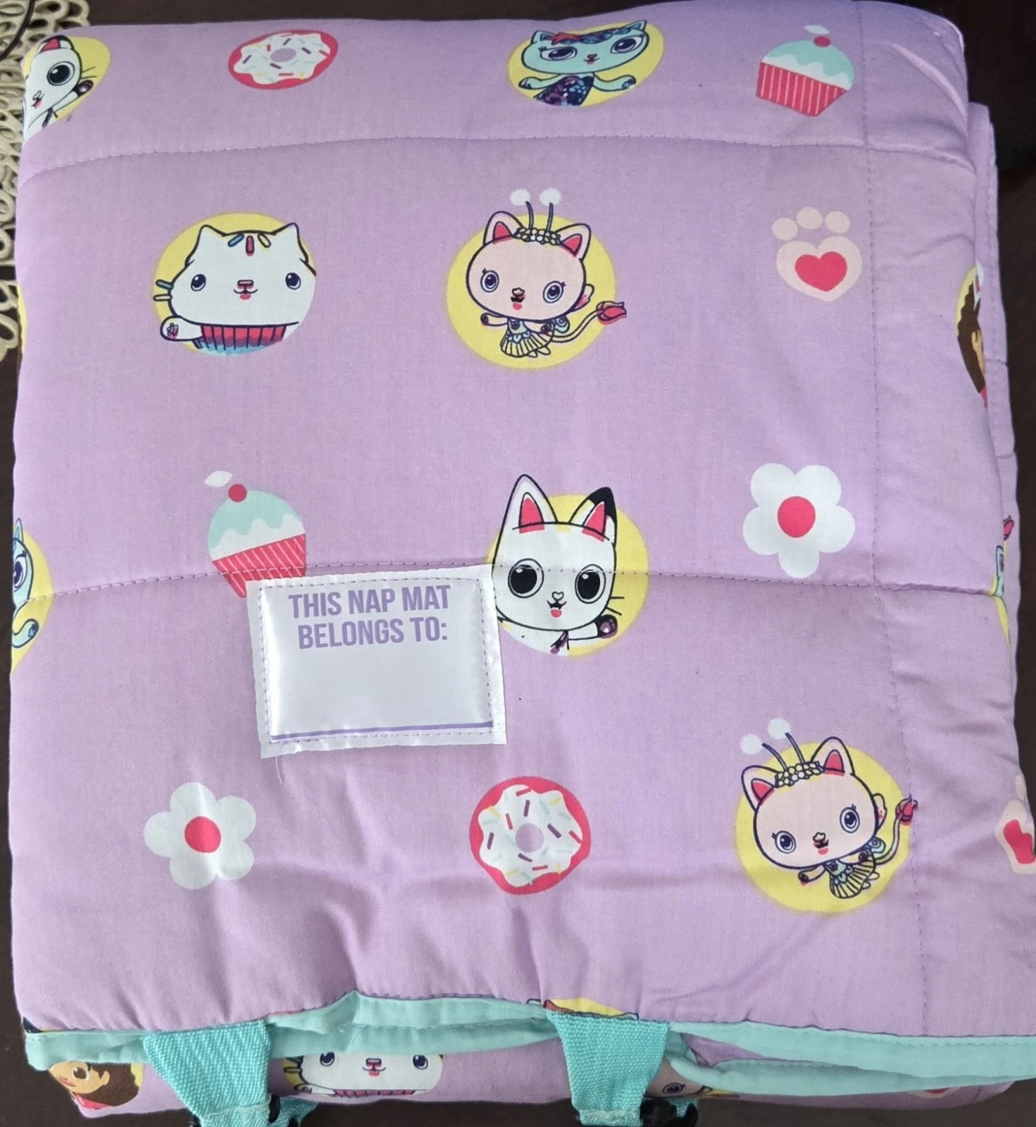 DreamWorks Gabby's Dollhouse Dream It Up Toddler Nap Mat.