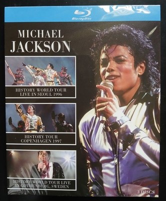 Michael Jackson World Tour (II) (1996-1997) SEOUL,SWEDEN,DENMARK~ 3 Disc Bluray