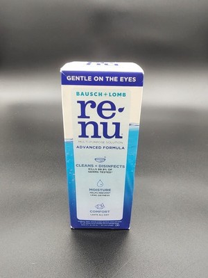 Renu Bausch+Lomb Multi-Purpose Solution Advanced Formula for Eye Contacts 12 oz