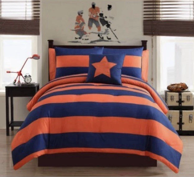 Mainstays Full Size Rugby Bed in a Bag (plus Sheets) - Image 2 of 4