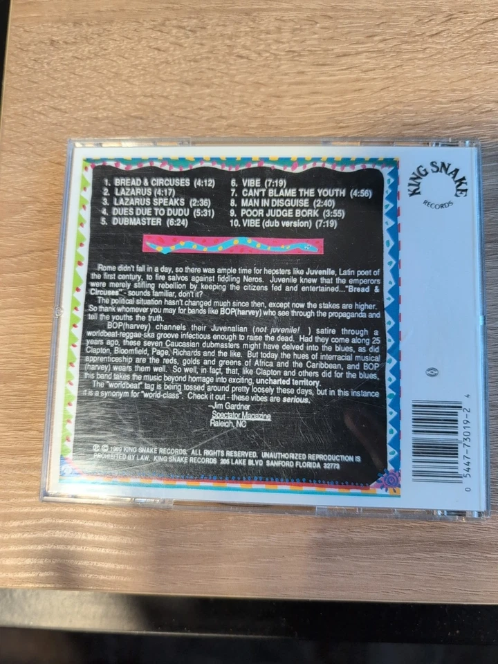 Bop/Harvey,Bread and Circuses, - (Compact Disc) - Image 2 of 2