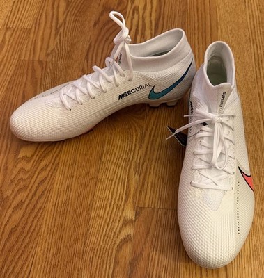 Mens Size 13 Nike Mercurial Superfly 360 7 Pro FG White Flash Crimson AT5382-163