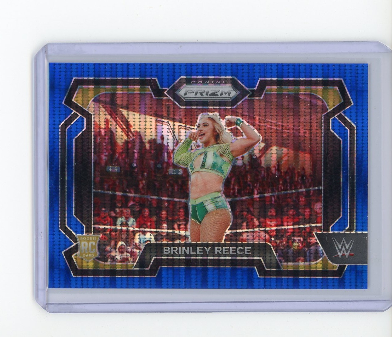 2024 PANINI PRIZM WWE WRESTLING BLUE PULSAR PRIZM BRINLEY REECE /75