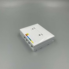 4 Port White Plastic Socket Panel Terminal Box Ftth Optic Fiber Termination Box