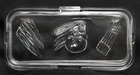 Vintage Federal Glass Clear Refrigerator Dish Replacement Lid ONLY -Vegetables