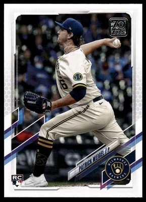 Patrick Weigel 2021 Topps Update #US31 RC Milwaukee Brewers