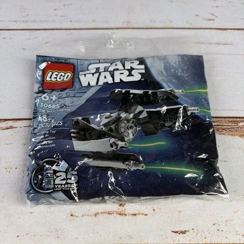 New LEGO Star Wars 30685 TIE Interceptor Polybag Mini Set 25th Anniversary 2024