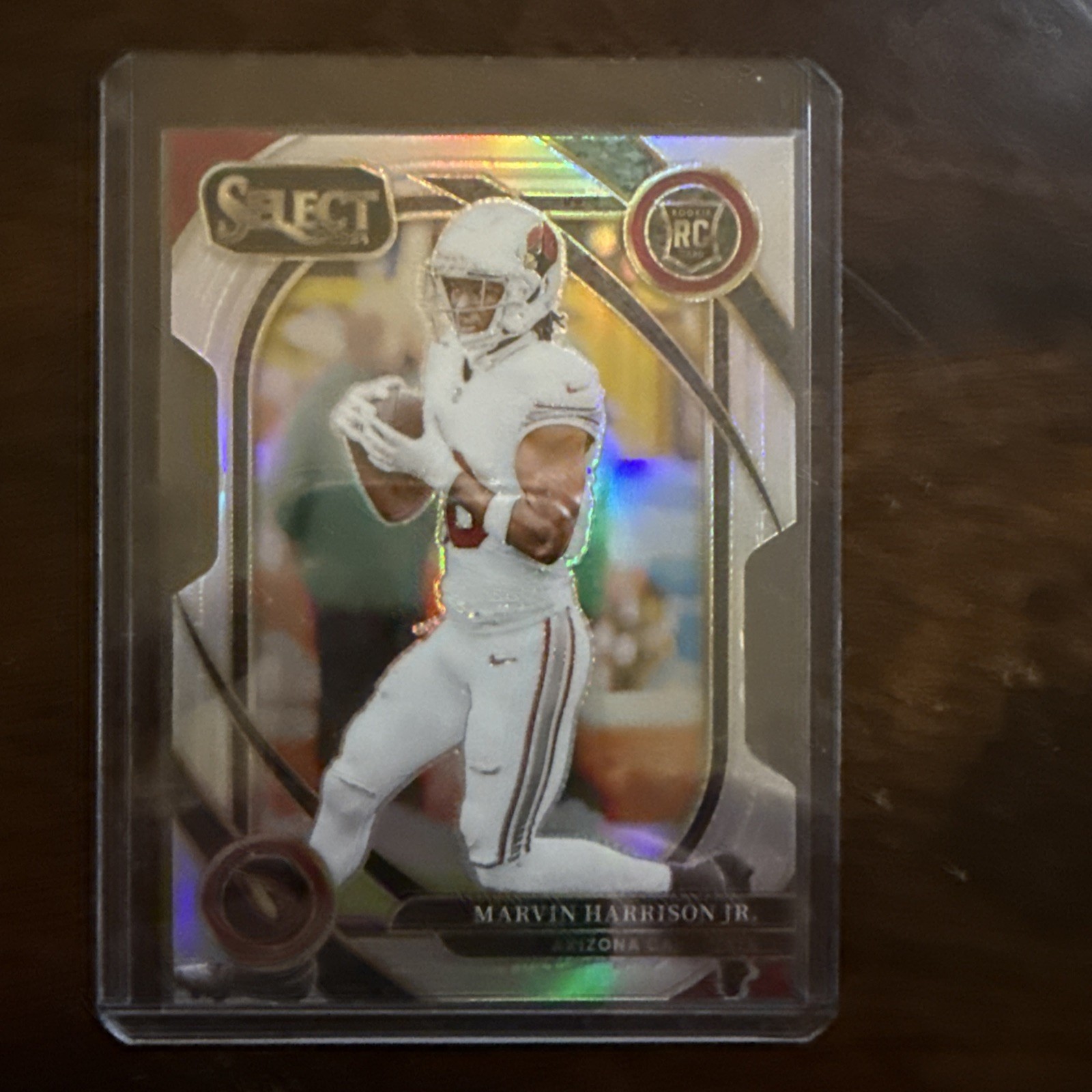 2024 Panini Select Club Level Marvin Harrison Jr. #219 Silver Prizm Die-Cut (RC)