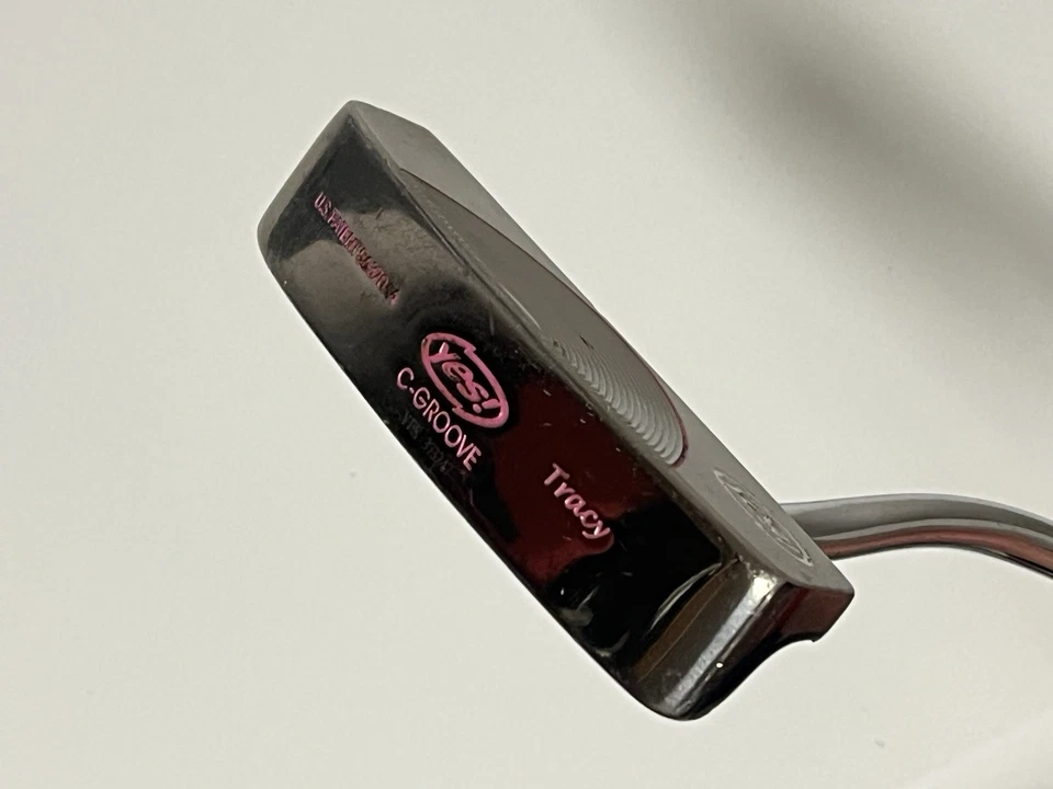Yes! PINK Golf C-Groove Tracy Putter RH 33" & FREE Magnetic Ping Blade Headcover - Image 2 of 4