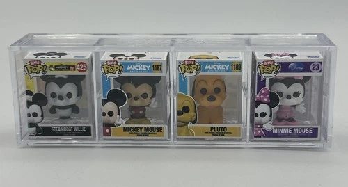 Mickey Mouse And Friends Bitty Pop COMES WITH RARE STEAMBOAT WILLIE (PROTECTOR)