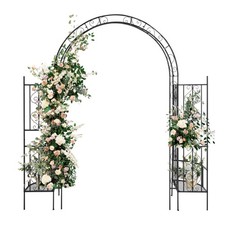 78cm Black Arc Roof Double Layer Arch Courtyard, Decorative Outdoor