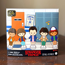 NEW - NRFB - Mattel Polly Pocket Stranger Things Collector Compact 17pcs Playset