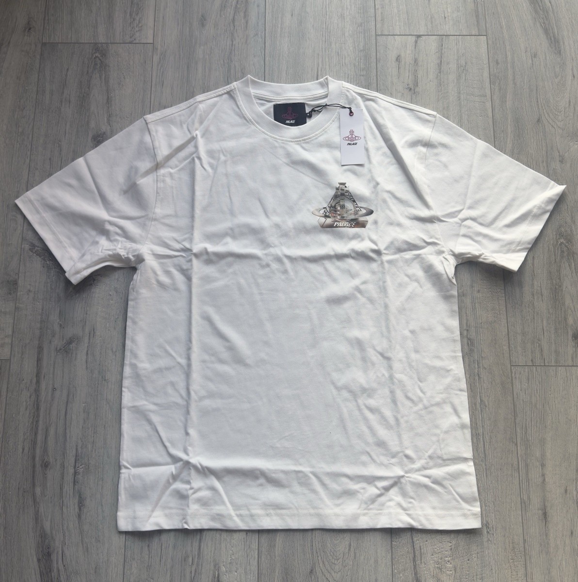 Palace x Vivienne Westwood T-Shirt - White - Size M | eBay UK