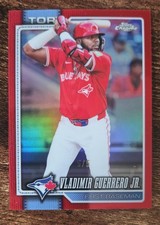 2026 Topps Chrome Vladimir Guerrero Jr Red Refractor /5 Color Match