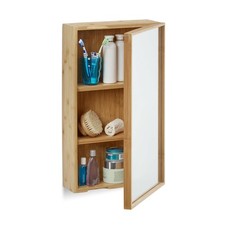 Bathroom mirror cabinet Mirrored Hanging Cupboard 2 Shelves 10 kg Capacity
