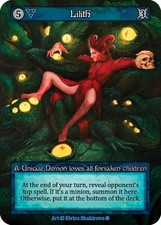 Sorcery: Contested Realm Lilith Unique Demon Non-Foil Gothic