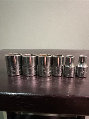 #ad Snap On TMM569121314 1 4quot; Drive 6 Pt Sockets 569121314mm Used $49.99